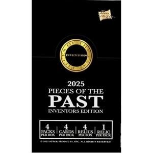 2025 Pieces Of The Past Inventors Edition Factory Sealed Hobby Box 4 Hits